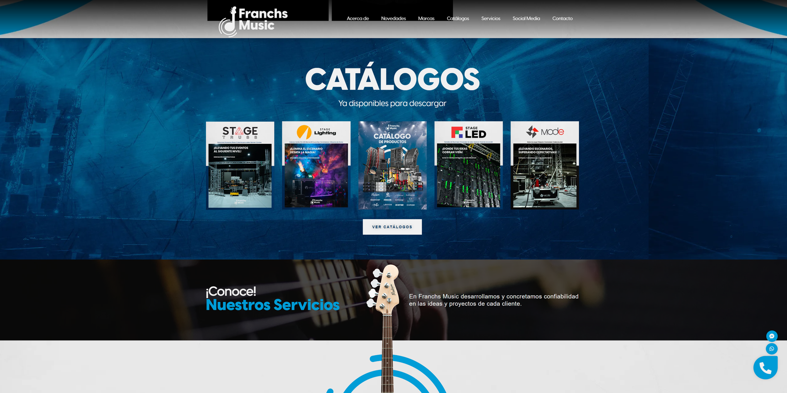 Diseño Web - Franchs Music